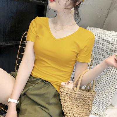 Ежедневна памучна тениска за жени - много цветове