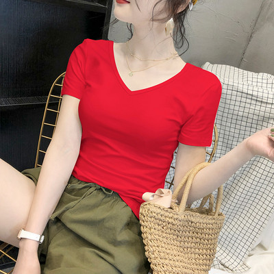 Ежедневна памучна тениска за жени - много цветове