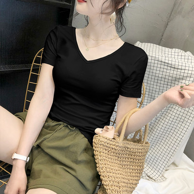 Ежедневна памучна тениска за жени - много цветове