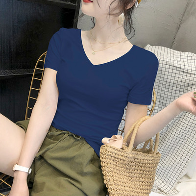 Ежедневна памучна тениска за жени - много цветове