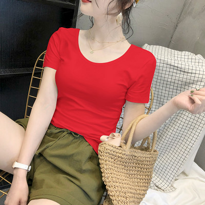 Ежедневна памучна тениска за жени - много цветове