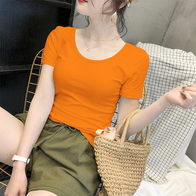 Ежедневна памучна тениска за жени - много цветове