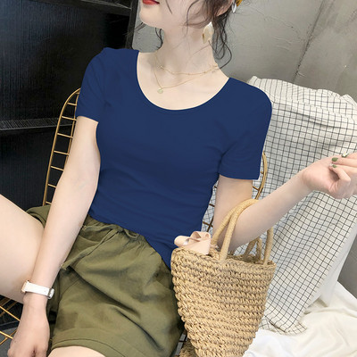 Ежедневна памучна тениска за жени - много цветове