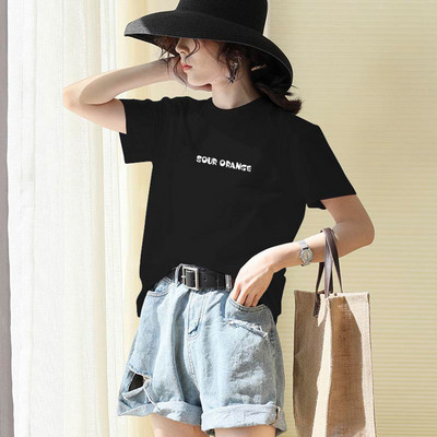 Ежедневна широка тениска с надпис - няколко модела