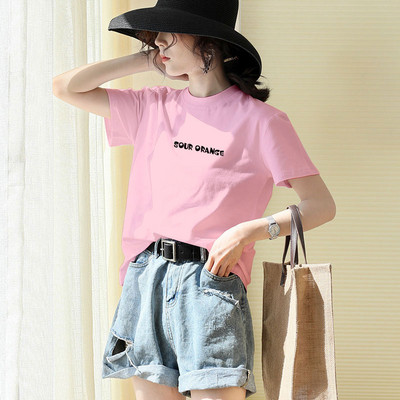 Ежедневна широка тениска с надпис - няколко модела