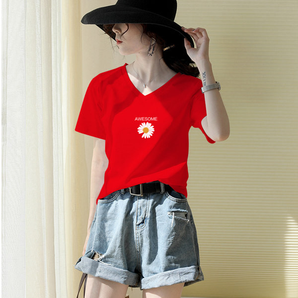 Дамска тениска с апликация-няколко модела