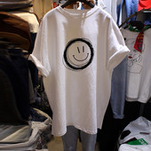 Ежедневна широка тениска  апликация