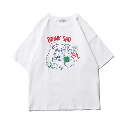 Ежедневна широка тениска  апликация