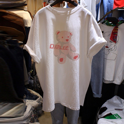 Ежедневна широка тениска  апликация