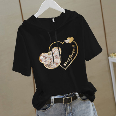 Модерна дамска блуза с качулка 