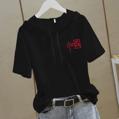 Модерна дамска блуза с качулка 