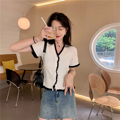 Ежедневна дамска блуза с копчета -три цвята