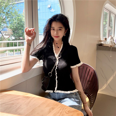 Ежедневна дамска блуза с копчета -три цвята