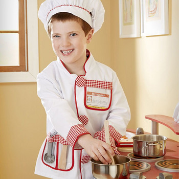 Детски костюм готвач с аксесоари за момчета и момичета