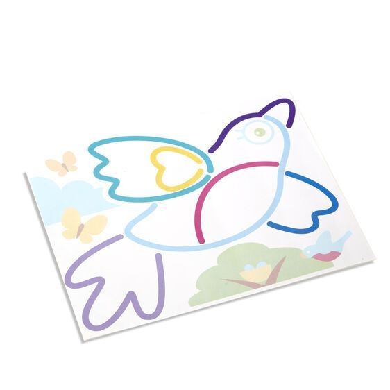 Творчески комплект с цветни шнурове 40619