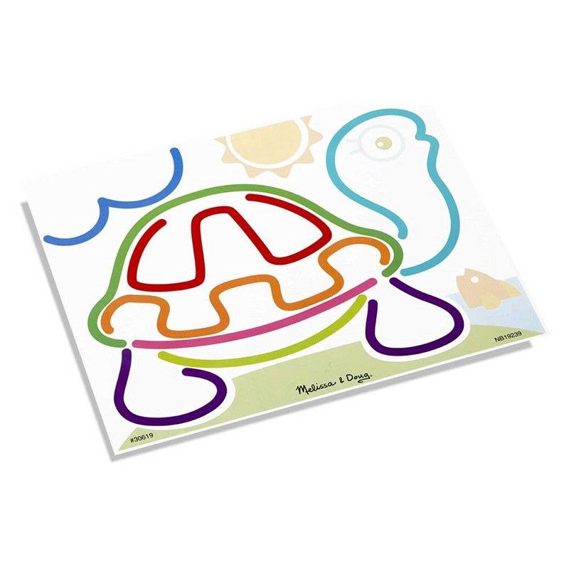 Творчески комплект с цветни шнурове 40619