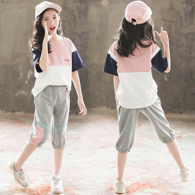 Ежедневен детски комплект от две части за момичета