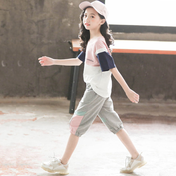 Ежедневен детски комплект от две части за момичета