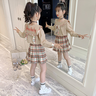 Модерен детски комплект от две части за момичета