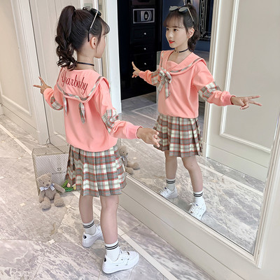 Модерен детски комплект от две части за момичета