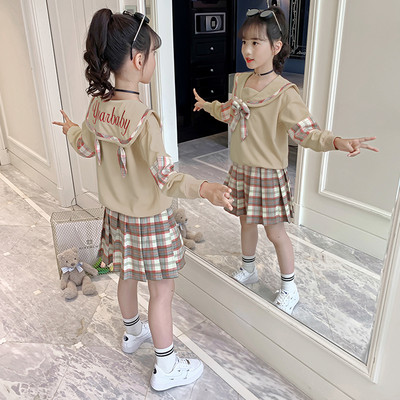 Модерен детски комплект от две части за момичета