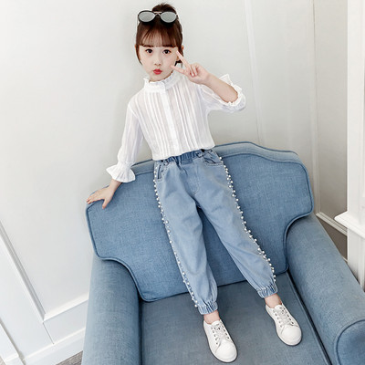 Модерен детски комплект от две части за момичета