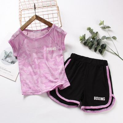 Ежедневен детски комплект от две части за момичета