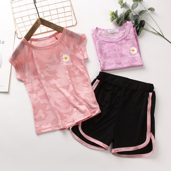 Ежедневен детски комплект от две части за момичета