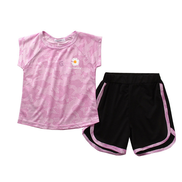 Ежедневен детски комплект от две части за момичета