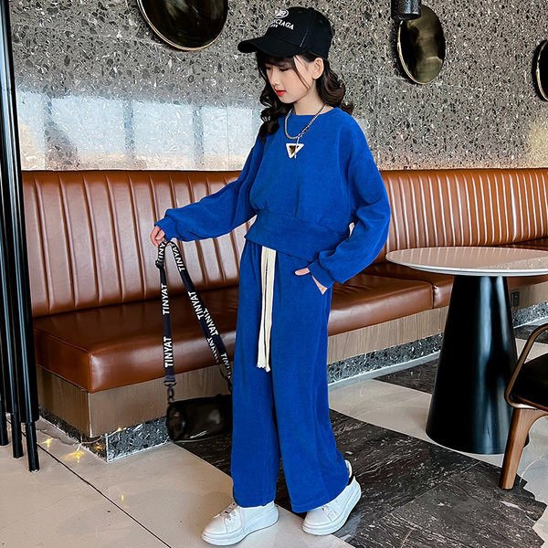 Спортен детски комплект - дълъг панталон и блуза