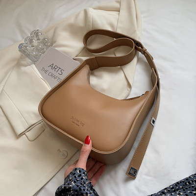 Ежедневна дамска чанта от изкуствена кожа с дръжка за рамо