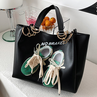 Ежедневна чанта с апликация-за рамо