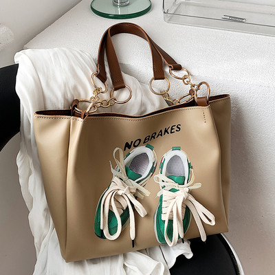 Ежедневна чанта с апликация-за рамо