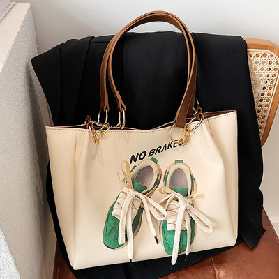 Ежедневна чанта с апликация-за рамо