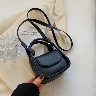 Дамска кожена чанта с дълга и къса дръжка - четири цвята