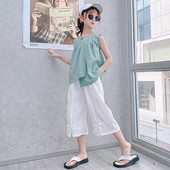 Модерен детски комплект - потник и панталон