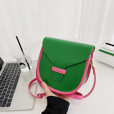 Ежедневна чанта от еко кожа с дълга дръжка за жени