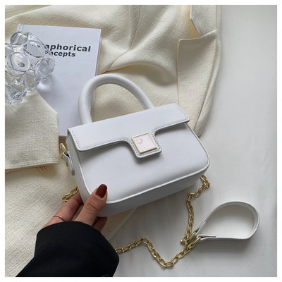 Дамска чанта с къса и дълга дръжка - от еко кожа