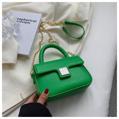 Дамска чанта с къса и дълга дръжка - от еко кожа