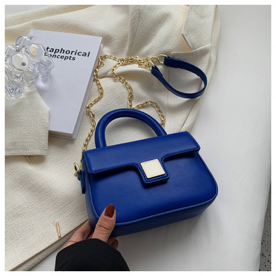 Дамска чанта с къса и дълга дръжка - от еко кожа