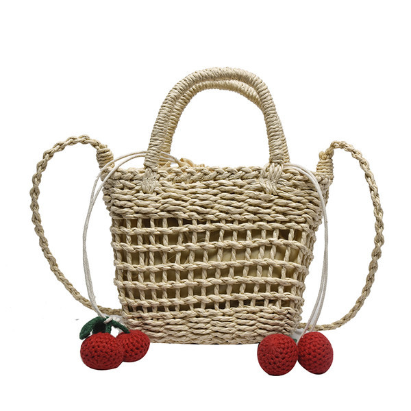 Малка плетена чанта с текстилна подплата