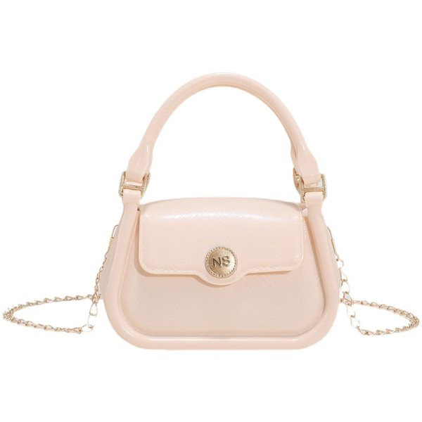 Модерна дамска чанта от еко кожа с метално закопчаване