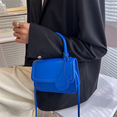 Ежедневна малка кожена чанта с две дръжки