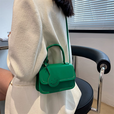 Ежедневна малка кожена чанта с две дръжки