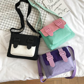 Ежедневна дамска платнена чанта за рамо