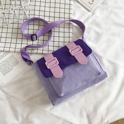 Ежедневна дамска платнена чанта за рамо