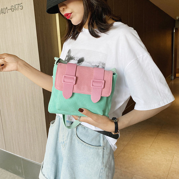 Ежедневна дамска платнена чанта за рамо