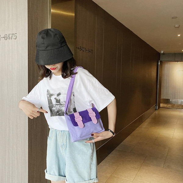 Ежедневна дамска платнена чанта за рамо