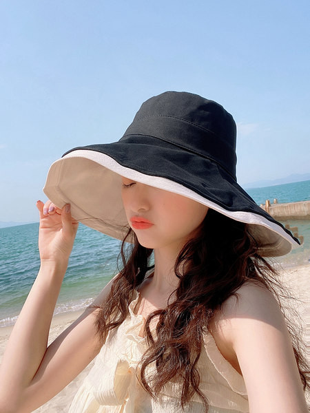 Слънцезащитна шапка с голяма периферия