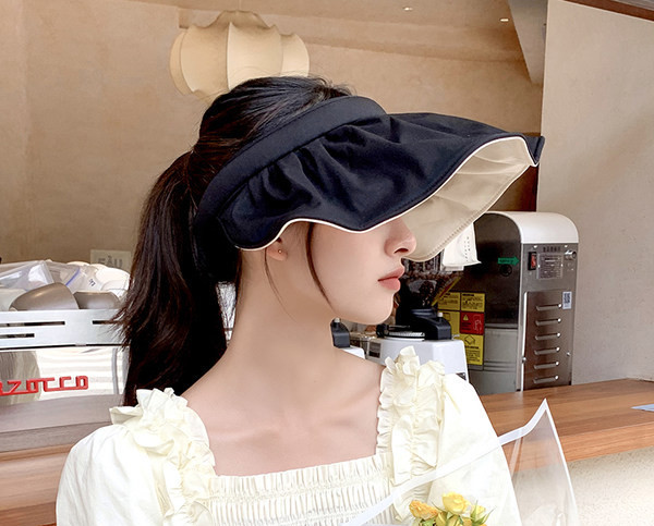 Дамска лятна слънцезащитна шапка с козирка 